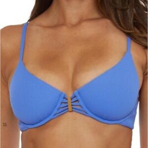 BECCA Modern Edge Cornflower Blue Underwire Top